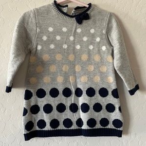 Tunic dress / top baby sweater